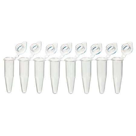 Quicksnap PCR 8-strip tubes, 0.2mL, PP, natural PK PCR-QS-02F